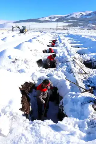 Erzurum'da Kışa Hazırlık: 500 Mezar Hazır